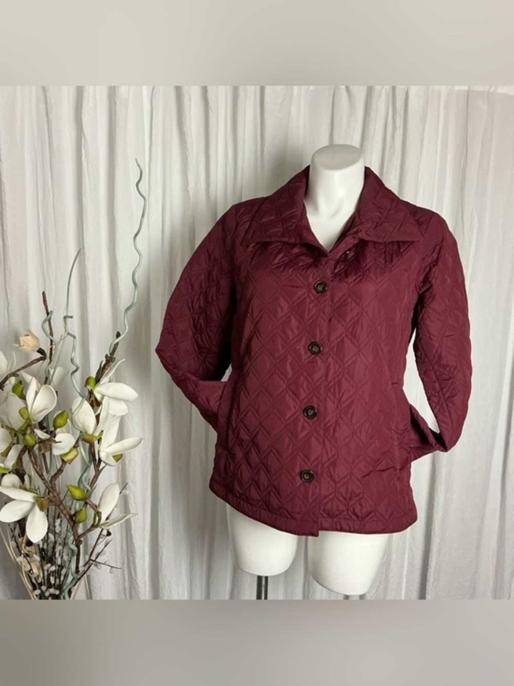 Lands End Quilted Jacket
